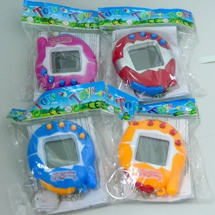 50pcs 90S Nostalgic Virtual Cyber Pet Toy Keyring Pets Toys Gift Tamagotchi Electronic Pets Gift Christmas Educational Funny