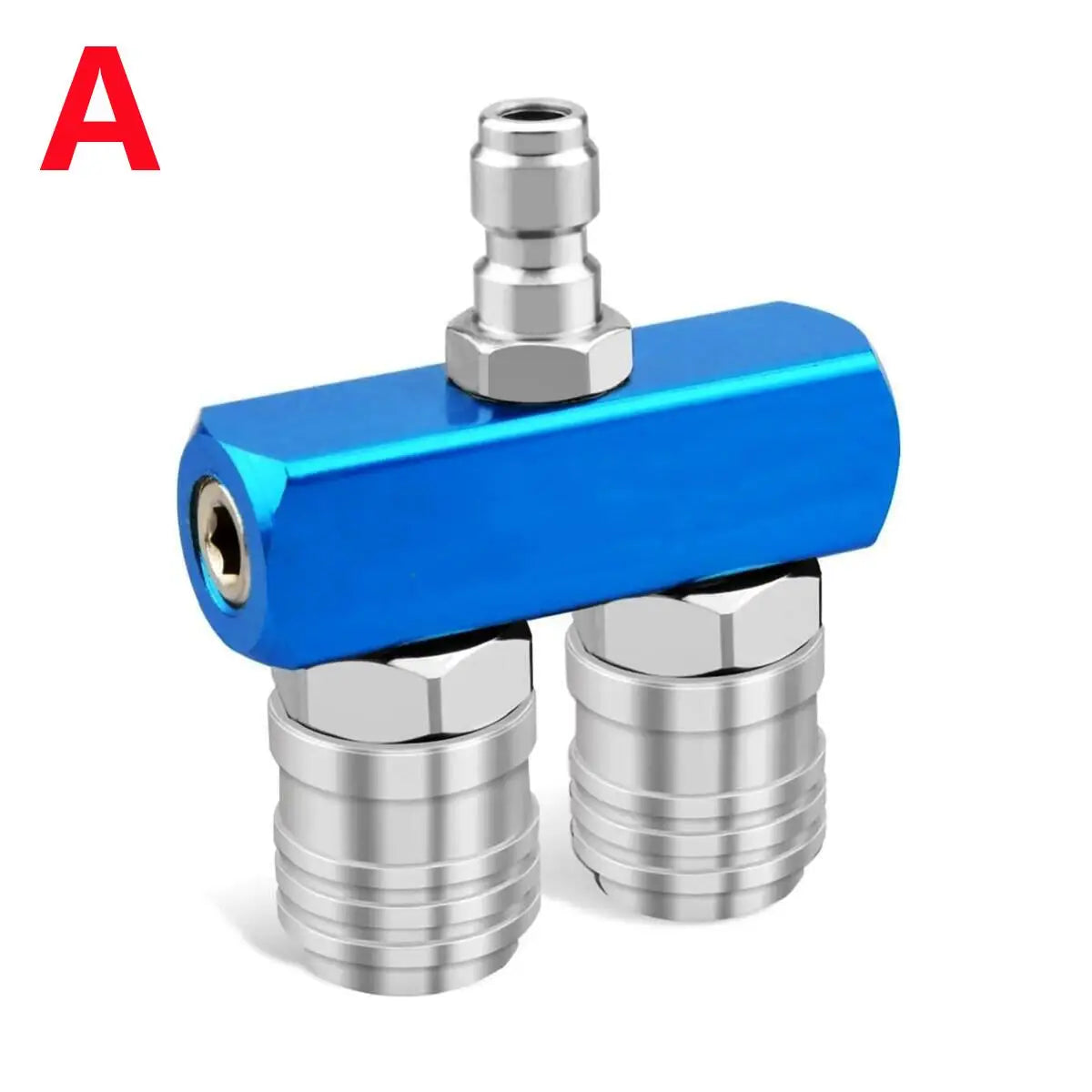 Pressure Washer Dual Nozzle Quick Connectors 1/4 inch Double Sprayer Tips