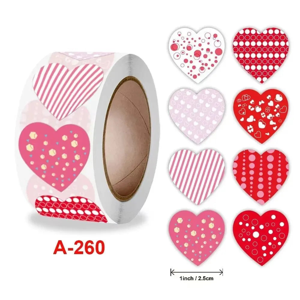 500 Stickers Per Roll Decorative Brochure Stickers with Cute Cartoon Animal Expressions Birthday Gifts Christmas Decorations