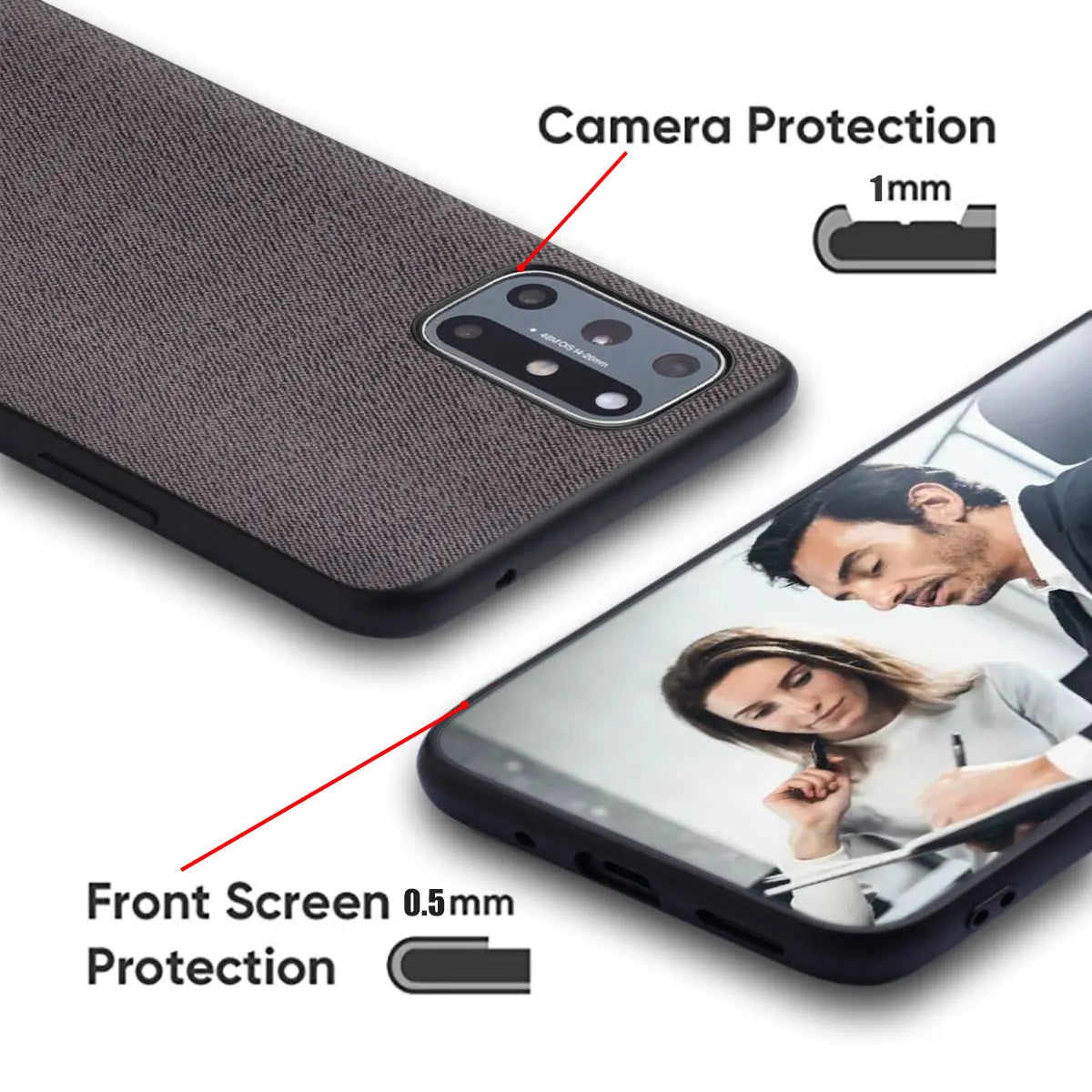 Textile Case for Samsung Galaxy S20 Ultra S20 Plus S20 FE S20 S10E S10 Plus S10 lite S10 5G S10X S10 perfect touching feel case