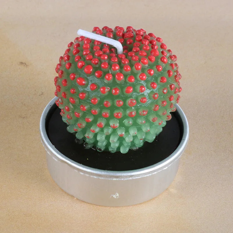 Creative Handmade Aromatherapy Candles Succulent Plants Rose Candles Cactus Home Decoration Ornaments Birthday Gift Lotus Candle