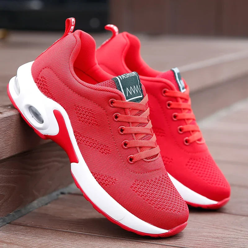 Women Platform Casual Sneakers Shoes Mesh Breathable Running Shoes Chunky Summer Sports Tenis Shoes 2024 Luxury Vulcanize Shoes