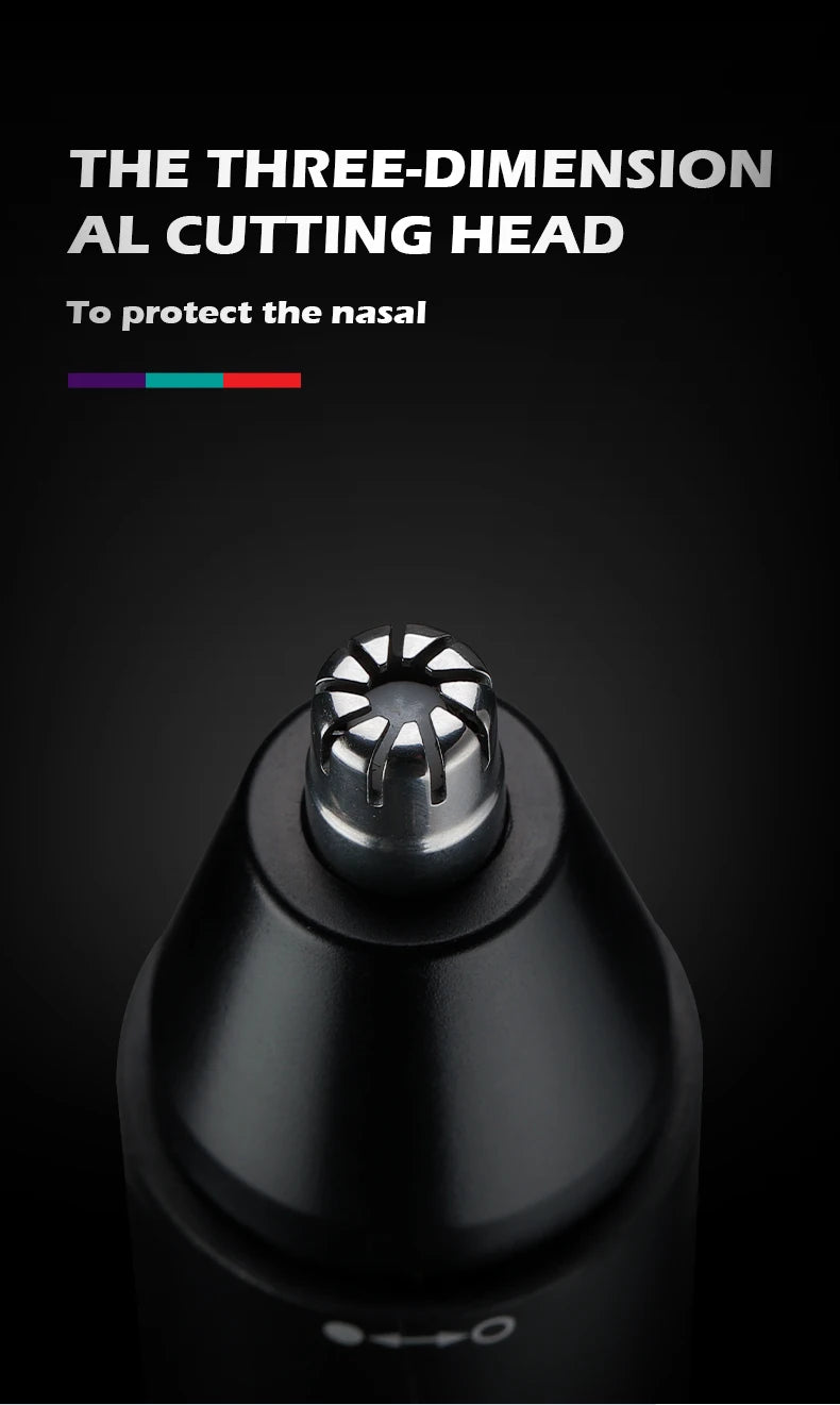 VGR Nose Hair Trimmer Professional Mini Hair Trimmer Electric Nose Trimmer 2 In 1 Rechargeable Waterproof V 613