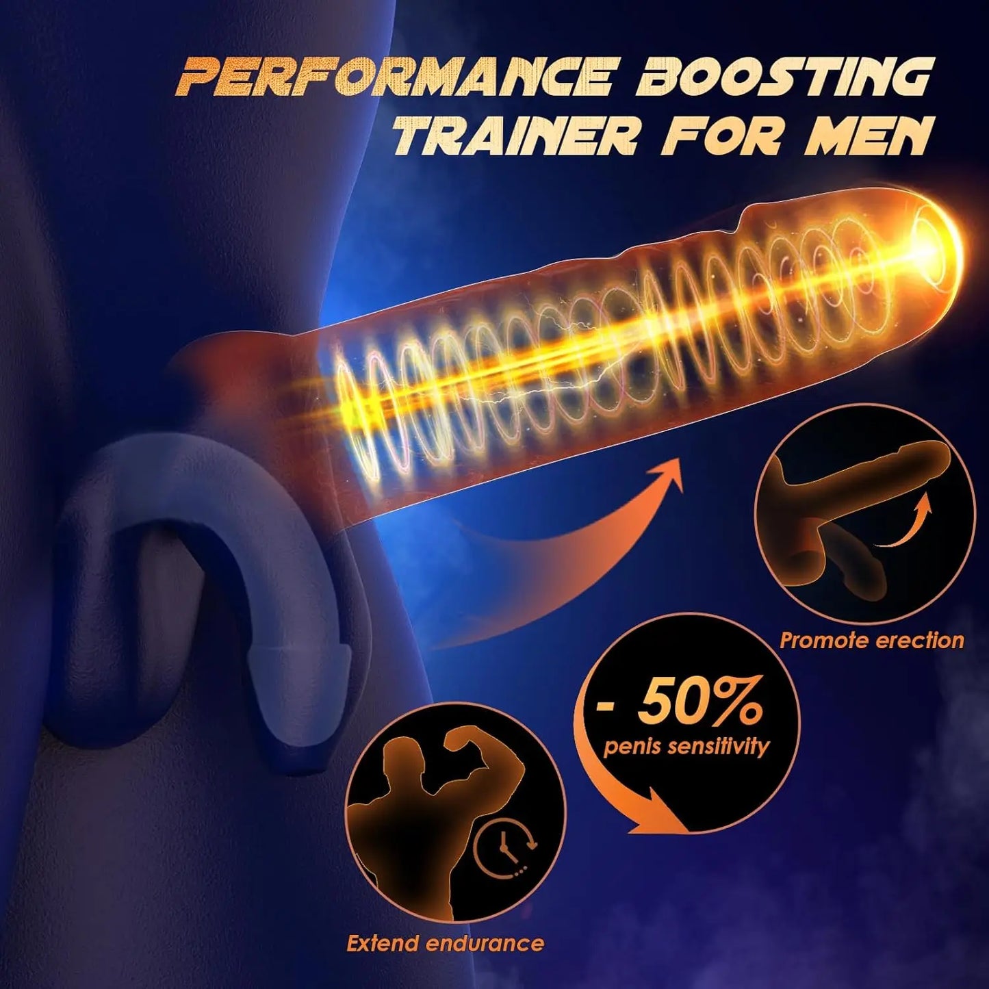 Male Masturbator Eelectroshock Tentacle Shaped Penis Vibrator 360° Wrapping Prostate Massager Handheld Adult Sex Toys for Men 18