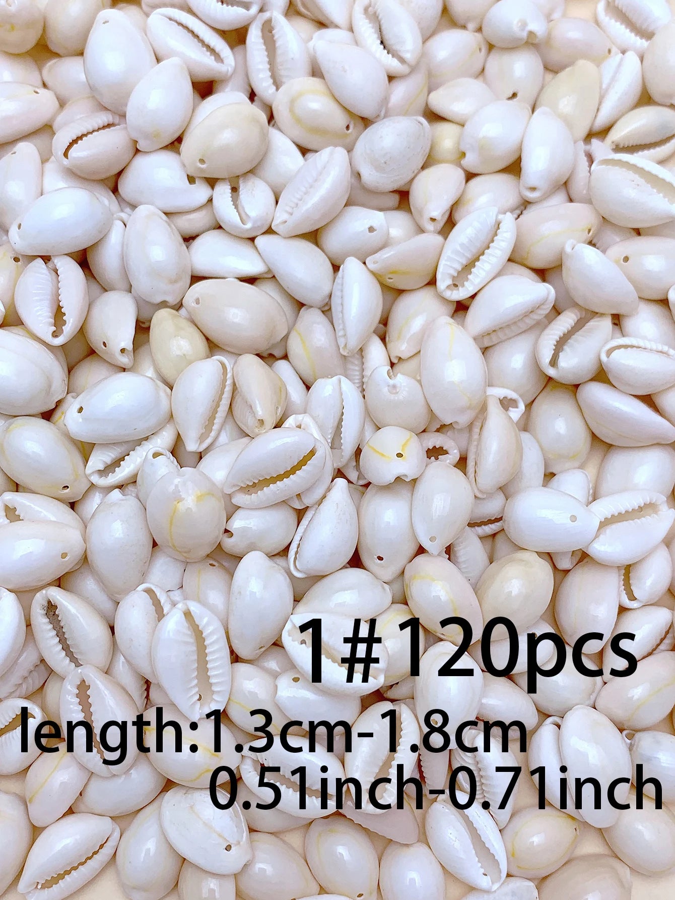 30/60/120pcs natural handmade diy with hole shell suitable for bracelet necklace earrings pendant jewelry accessories