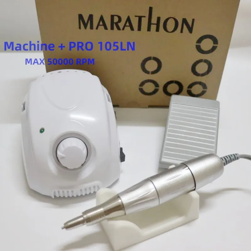 STRONG MARATHON champion-3 Strong 210 PRO 105LN Handle 50000 rpm Electric manicure Nail Drill machine FORTE 210 Nail art Tool