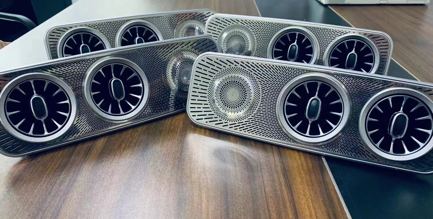 Interior Roof LED Air Conditioning Turbo Vent AC Outlet Trim  For Mercedes Benz V Class EQV Vito Viano Valente Metris W447 V250