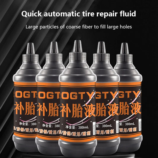 1PC 380ml Large Capacity Car Tire Repair Kit Non-destructive Fast Flat Tire Repair Kit For Small And Medium Wheeled Tire Sealant