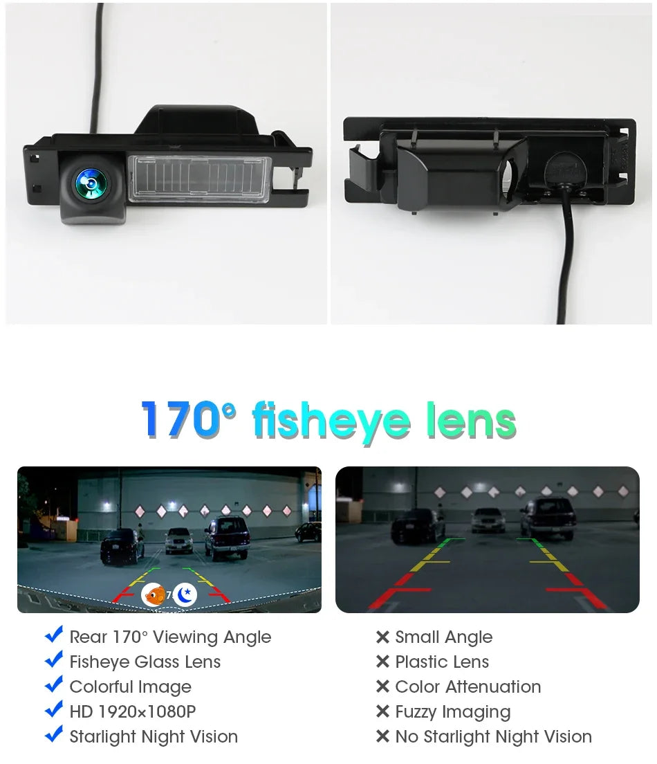 175 Degree Car Rear View Camera AHD 1080P Backup Reverse Parking For Opel Astra H J Corsa D Meriva A Vectra C Zafira Insignia