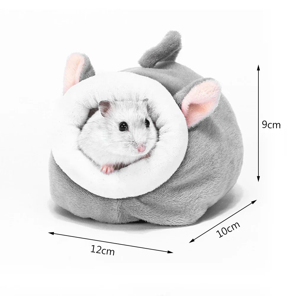 Hamster House Guinea Pig Hamster Cotton House Pet Bed House Small Animal Nest Winter Warm For Rodent/Guinea Pig/Rat/Hedgehog