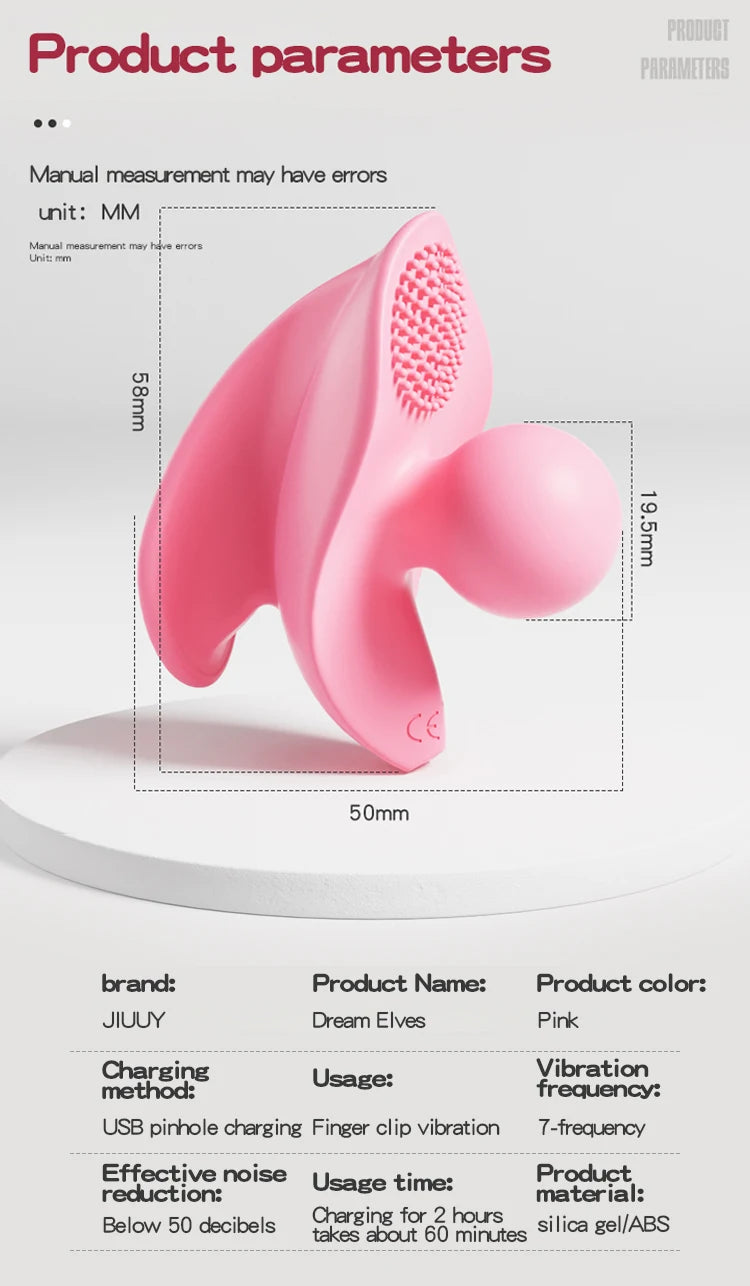 JIUUY Invisible Wear Vibrators for Women Massager Vibrates Clitoris G Spot Jump Egg Sex Products Sextoys Adult Toy