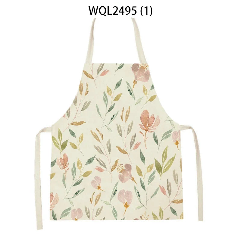 Plant Apron Kids Apron Kitchen Household Item Aprons Adult Hair Pinafore Custom Logo Kitchen Supplie Tablier Aprons 55-68cm