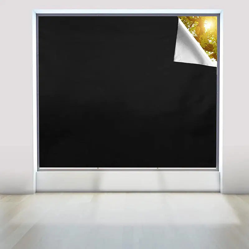 UV Block Adjustable Nursery Temporary Curtain Thermal Insulated Window Shade Blackout Blind Curtain Travel Window Cover