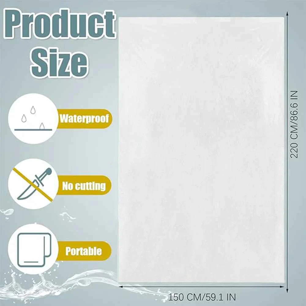 20 PCS Disposable Body Wrap PE Sauna Bath Plastic Bag Body Far Infrared Sauna Wrap for Women Men Spa Bathtub Weight Loss Detox