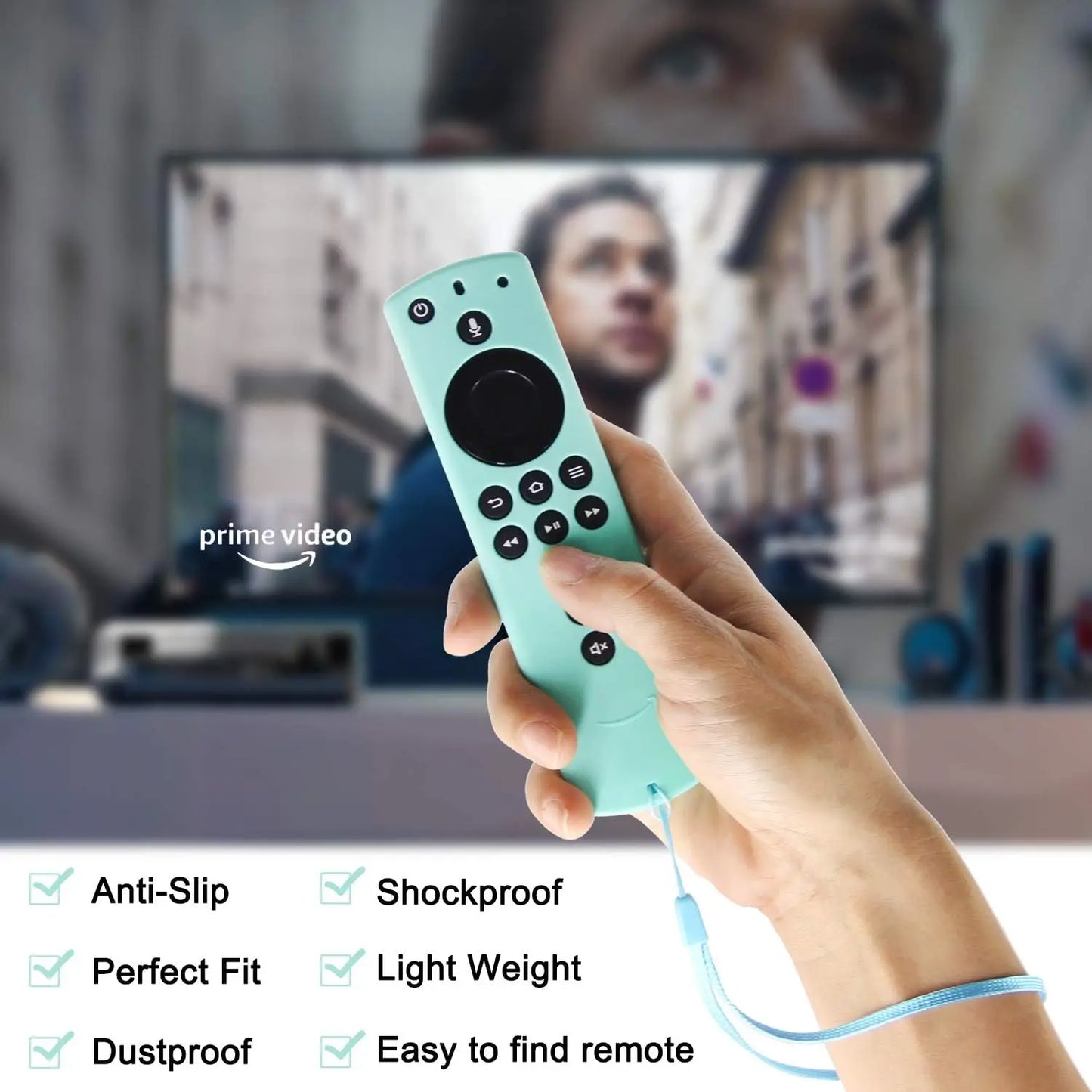 Suitable for Fire TV Stick 4K TV Stick 2GEN Remote Silicone Case Protective Cover Skin Firestick Remote Cover Glow in the Dark