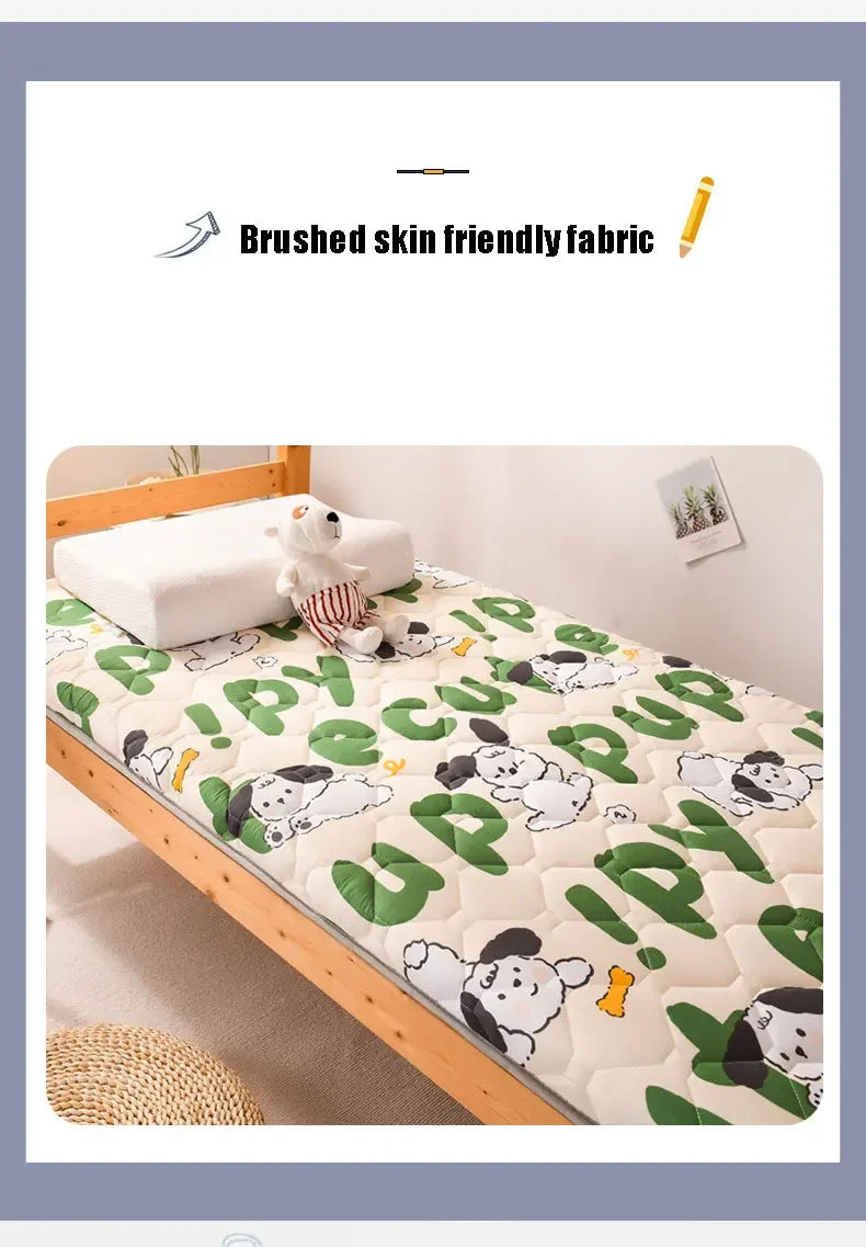 Soft Sponge Folding Mattress Sleeping Mats on The Floor Tatami Pad for Dormitory Hotel Bedroom Single Double Bed