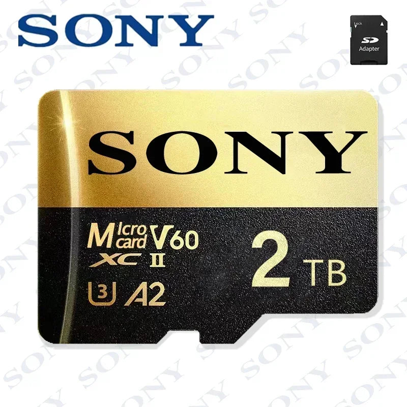 -Original-Sony-2TB Micro TF SD Card 1TB SD Memory Card 128GB 256GB U3 4K Full HD TF Memory Flash Cards for Xiaomi Phone Computer
