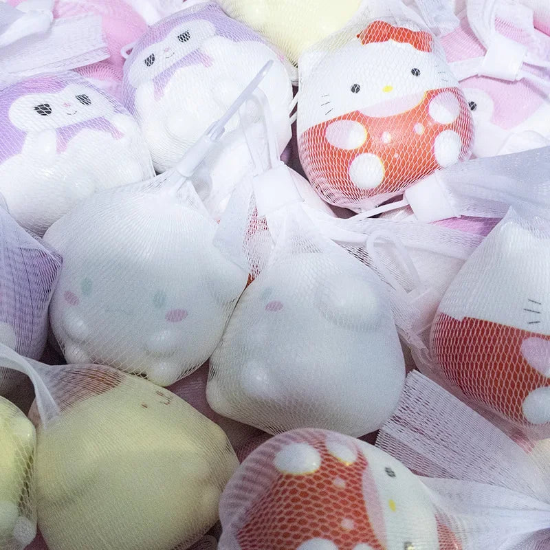 Sanrio Kawaii Stress Relief Toy Kuromi Cinnamoroll Stress Relief Squishy Anime Cartoon Children's Hand Pinch Toy Healing Gift