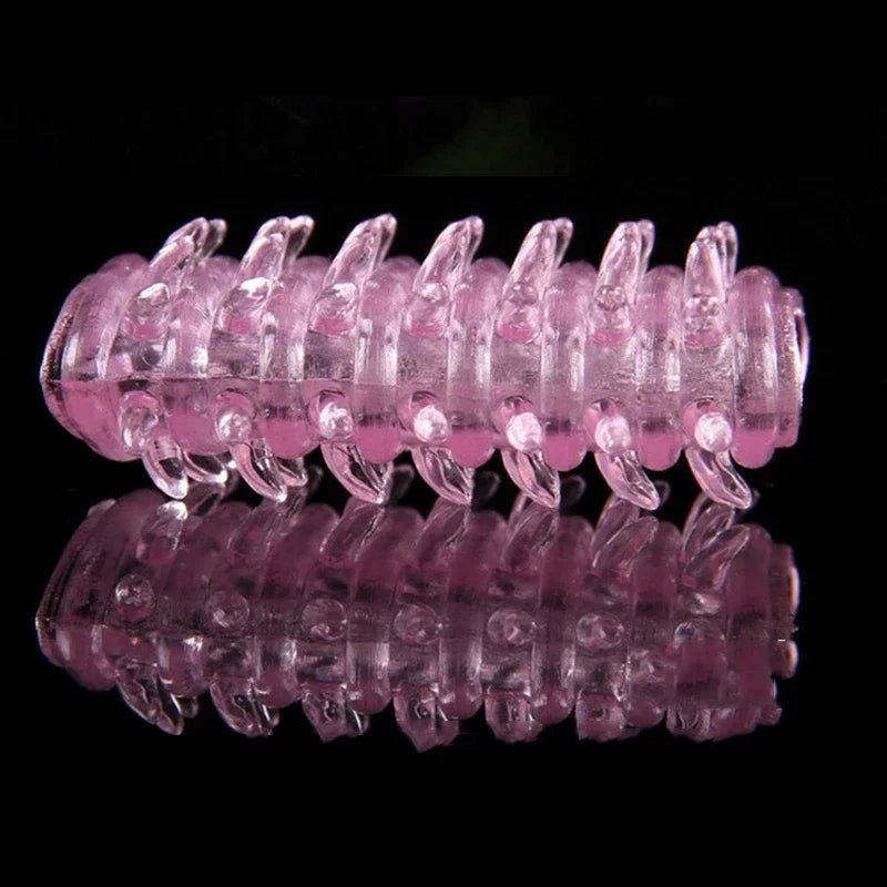 Male Silicone Penis Sleeve 1 Pcs Cock Ring Extender Men Ejaculation Lock Delayed G-spot Massage Reusable Adult Sex Product