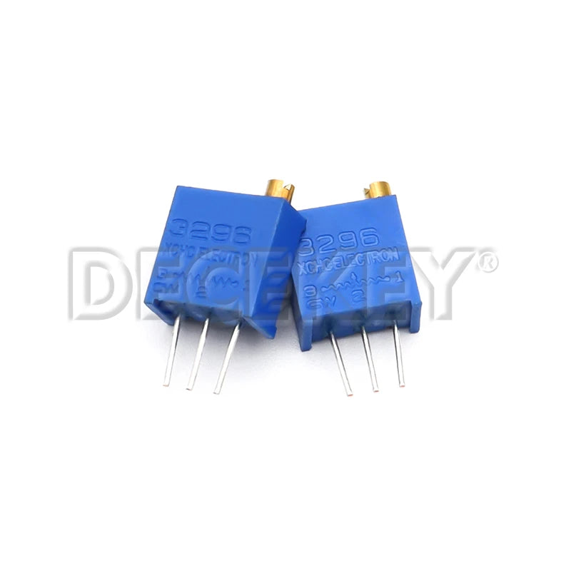 10PCS 3296W Potentiometer Precision Adjustable Resistance Multi-turn Trimming 1K 2K 5K 10K 100K 103 100R Trimmer Potentiometer