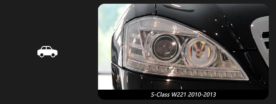Car Lights for W221 2006-2013 S Class LED Auto Headlight Assembly Upgrade W222 Maybach Style Design Signal Lamp Accessories