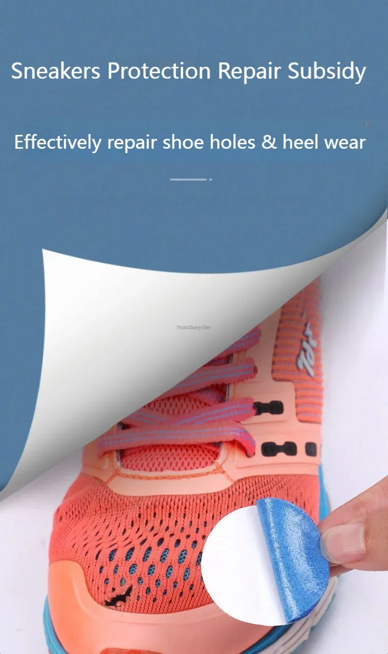Shoe Patch Vamp Repair Sticker Subsidy Sticky Shoes Insoles Heel Protector Heel Hole Repair Lined Anti-Wear Heel Foot Care Tool