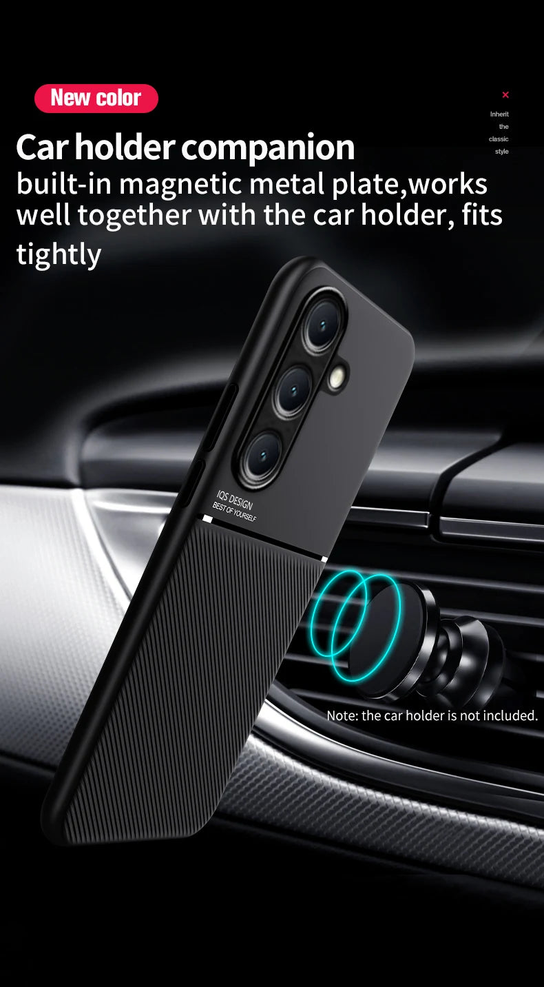 For Samsung Galaxy S26 S25 S24 S23 Plus Ultra Magnetic Case For Samsung S26 25 Edge S25 S24 S23 FE Matte Anti Slip Phone Case