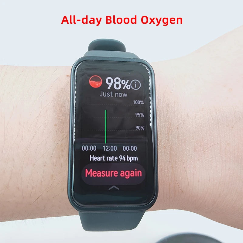 New Original HUAWEI Band 8 Smart Band All-day Blood Oxygen 1.47'' AMOLED Screen Heart Rate Smartband 2 Weeks Battery Life
