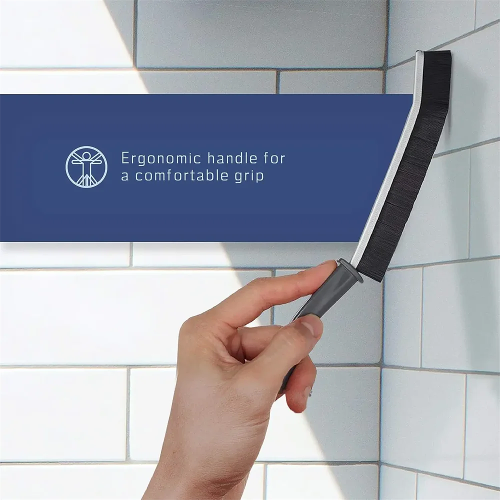 Cleaning Brush for Fine Seam Corners Groove Window Cleaning Tools Kitchen Bathroom Tiles Joints Brush Microfiber Toilet WC Brush