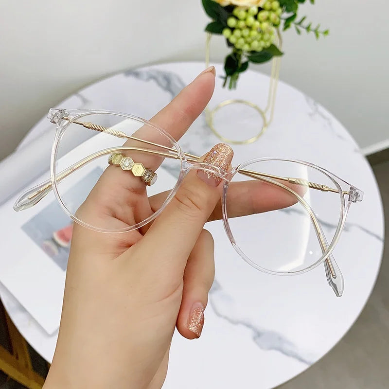 Korean Women Lady Students Anti-Radiation Glasses Computer Eyewear