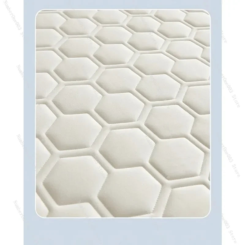 Breathable Antibacterial Cushion Mattress Toppers, Soft Fiber Bed Mattress, Comfortable Mattress, Quilt Mats Toppers Memory Foam