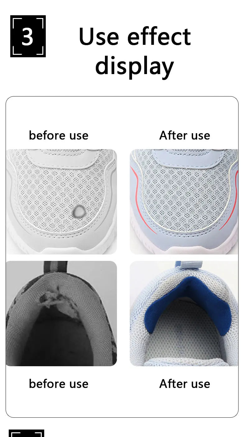 Sports Shoes Patches Vamp Repair Shoe Insoles Patch Sneakers Heel Protector Adhesive Patch Repair Shoes Heel Foot Care Products