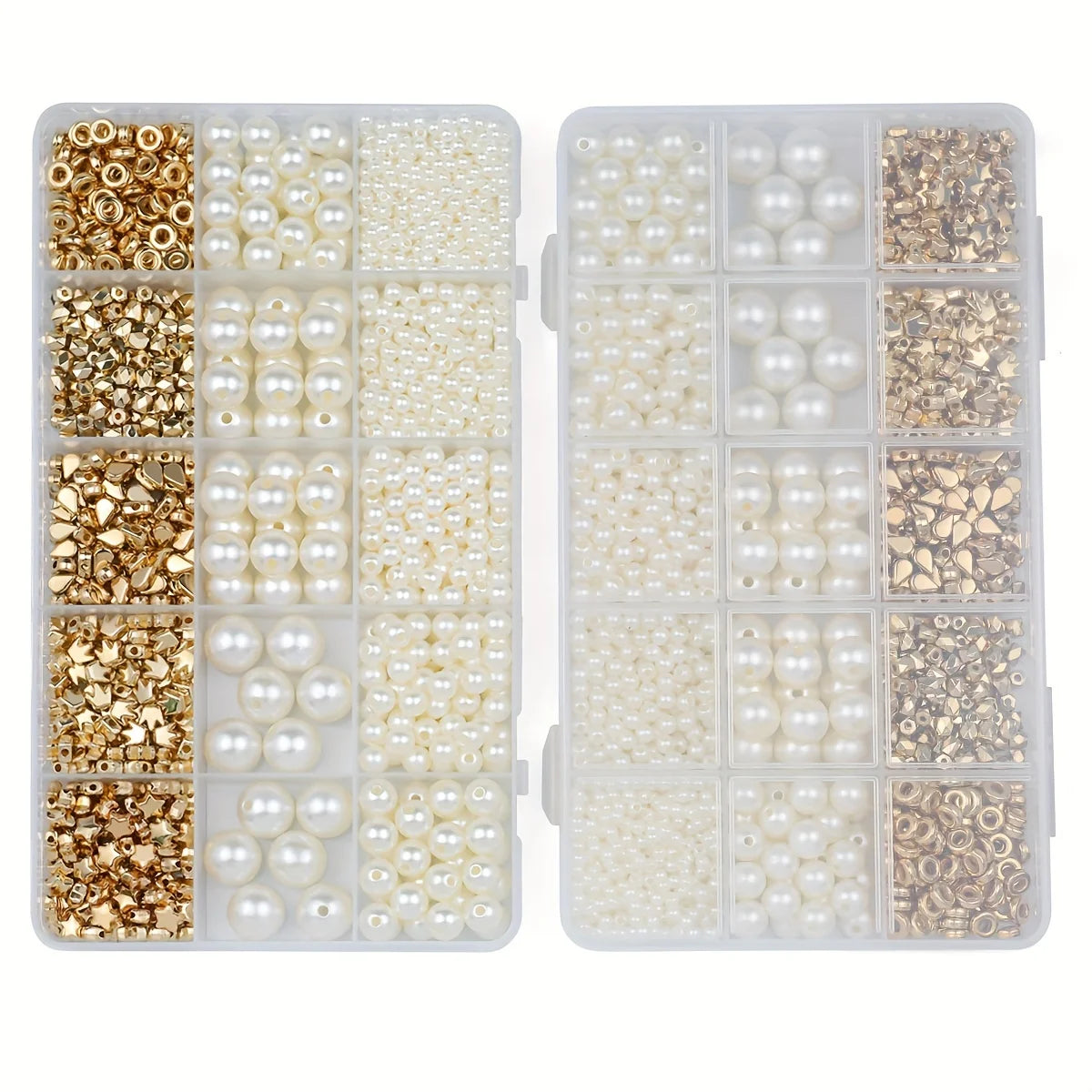 1240PCS 10*17CM CCB Imitation Pearl Acrylic Spacer Loose Beads DIY kit Box For Bracelet  Necklace Jewelry Making Accessories