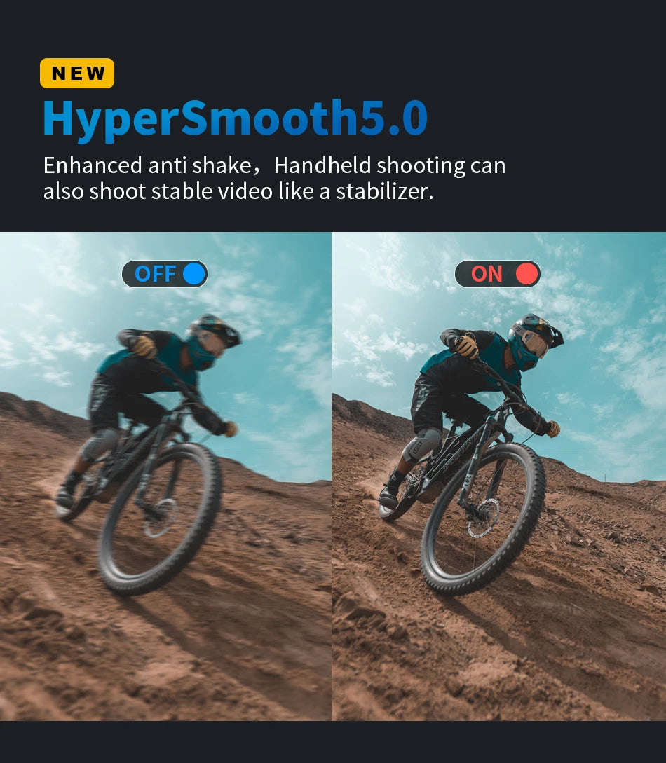 GoPro HERO11 Black Action Camera go pro11 27MP Photos GP2 5.3K60 + 2.7K240 24.7MP HyperSmooth 5.0 Video Sports Camera