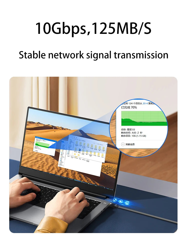 Ethernet Cable Cat6 Flat cable Gigabit High Speed 1000Mbps Internet Cable RJ45 Shielded Network LAN Cord for PC PS5 PS4 PS3 Xbox