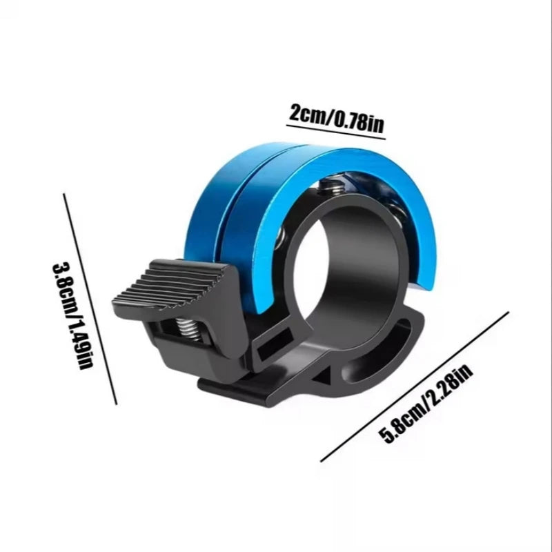 Metal Loud Cycle Horn Safety Bicycle Ring Loud Horn Bike Loud Riding Equipment For Travel Daily Life Commuting