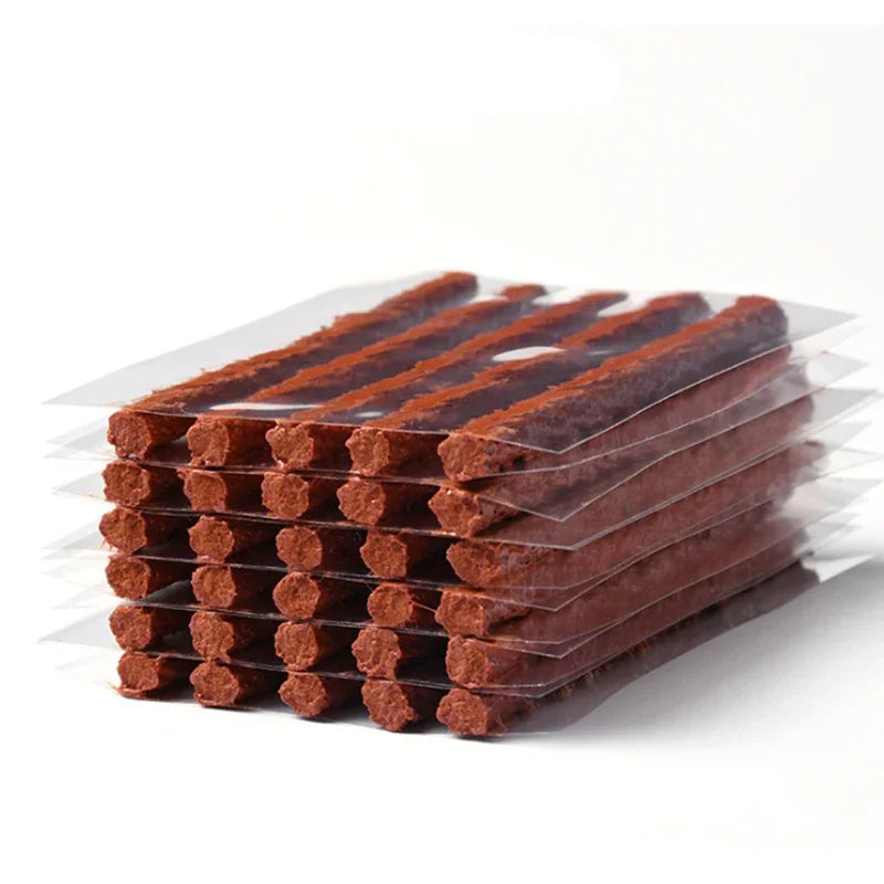 Tire Repair Kit Tools with Rubber Strips Car Truck Motorcycle Tire Repair Plug Into The Hole Tubeless Tyre Puncture Repair Set
