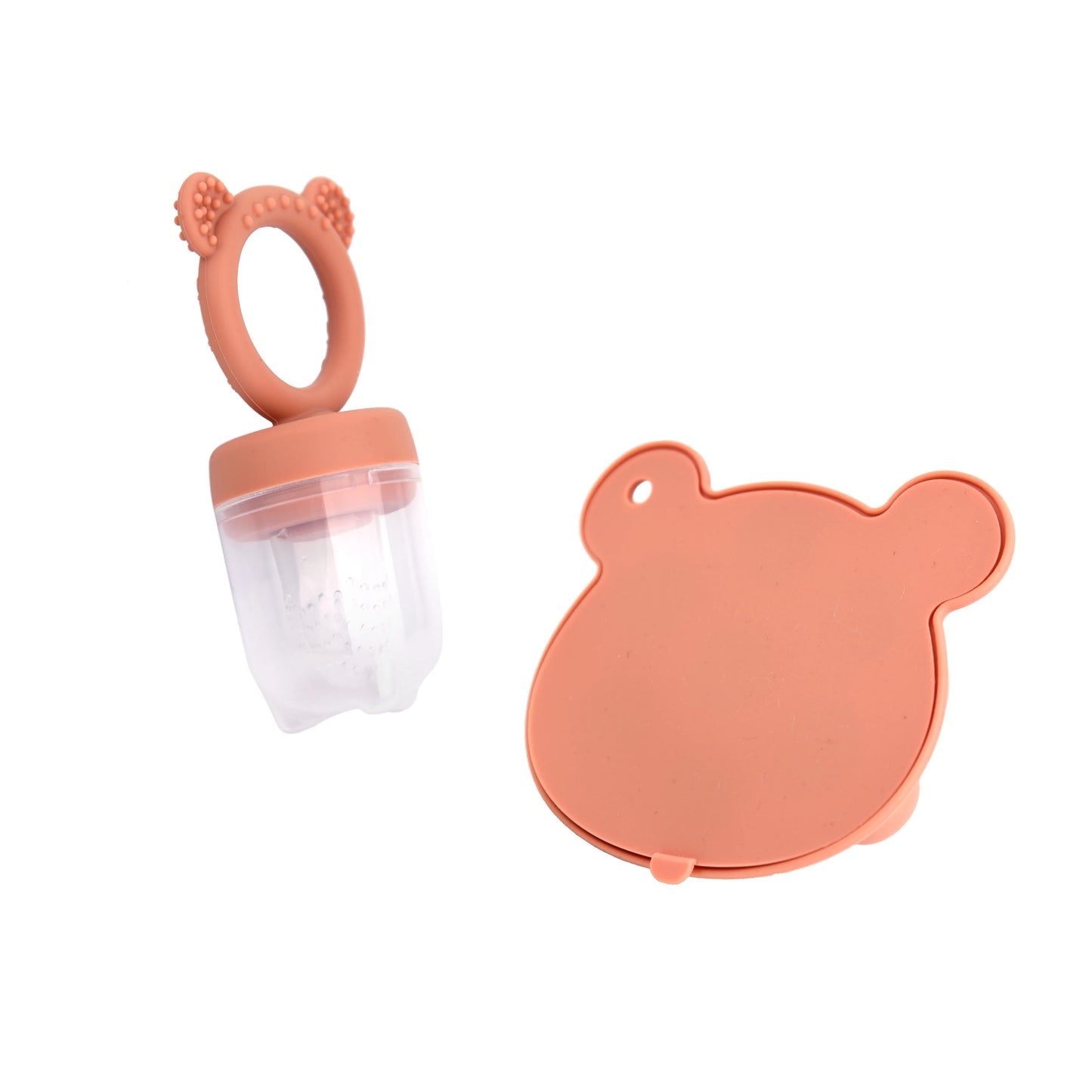 Latest Animal Design Bear Set Fruit Feeder Breast Milk Freezer Tray Food Soup Silicone Freezer Tray Silicone Popsicle Mold