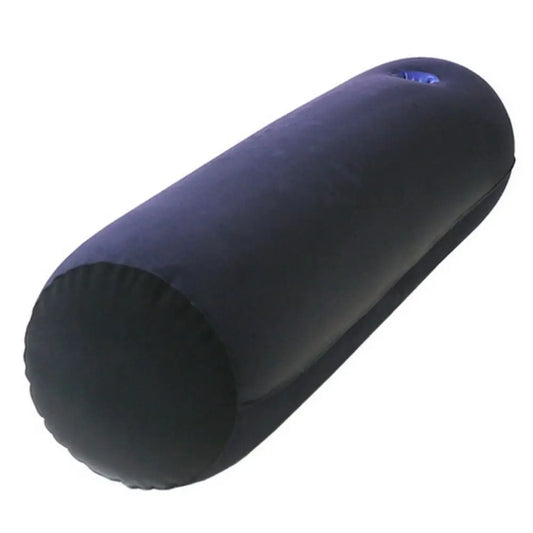 Couples Gifts PVC Flocking Silicone Pillow Blue+Black Cylinder Magic Cushion Inflatable Soft Relax Cushion Love