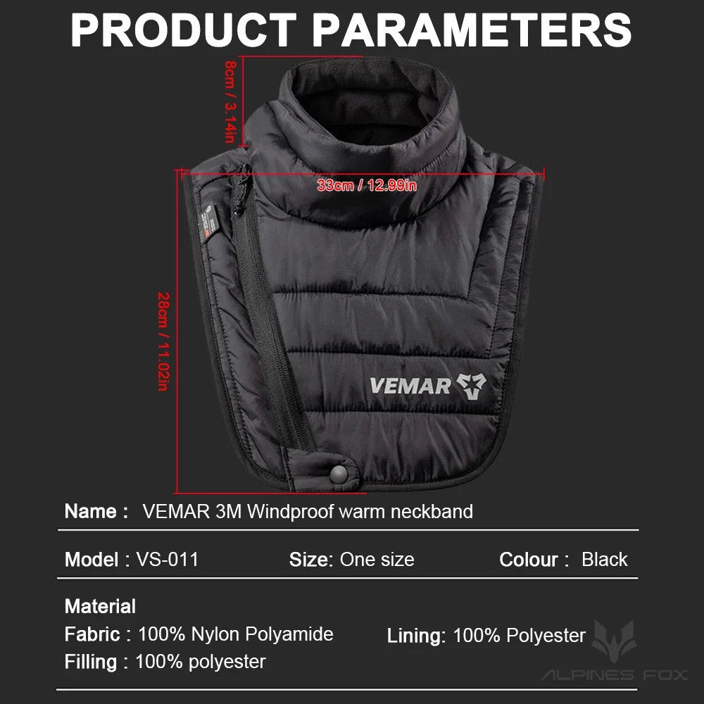 Windproof Motorcycle Scarf Winter Motorbike Neck Warmer Waterproof Ski Snowboarding Bike Cycling Hiking Motocross Warm Collar