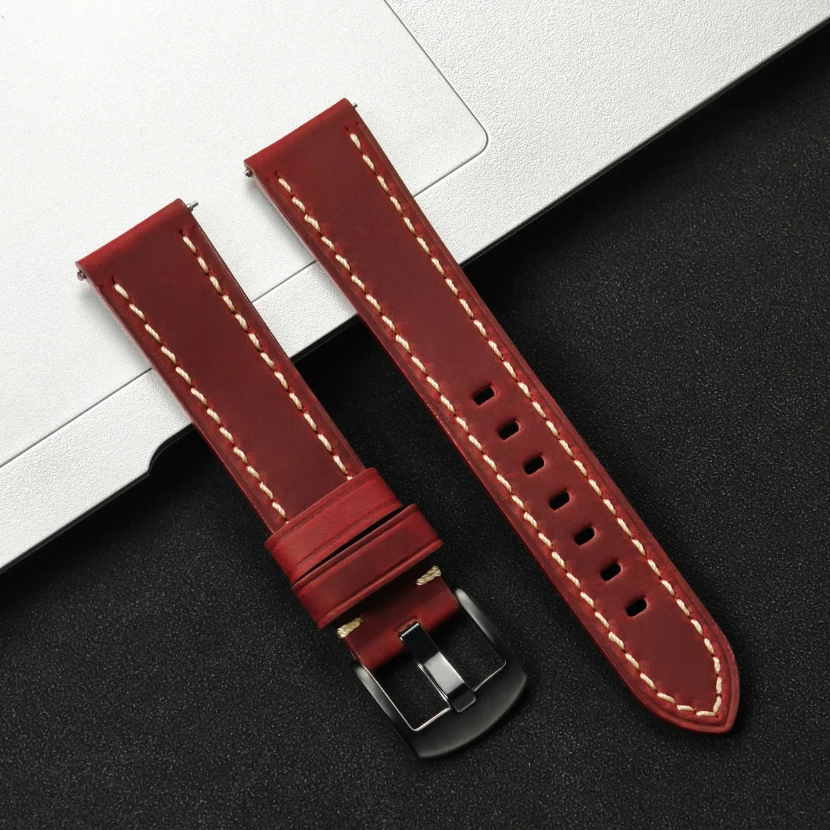 22mm 20mm Leather Strap For HUAWEI WATCH GT 4 46mm 4Pro GT3/2 Pro 42mm Soft Band For Samsung Galaxy Watch 7/6/5/4 40mm Wristband