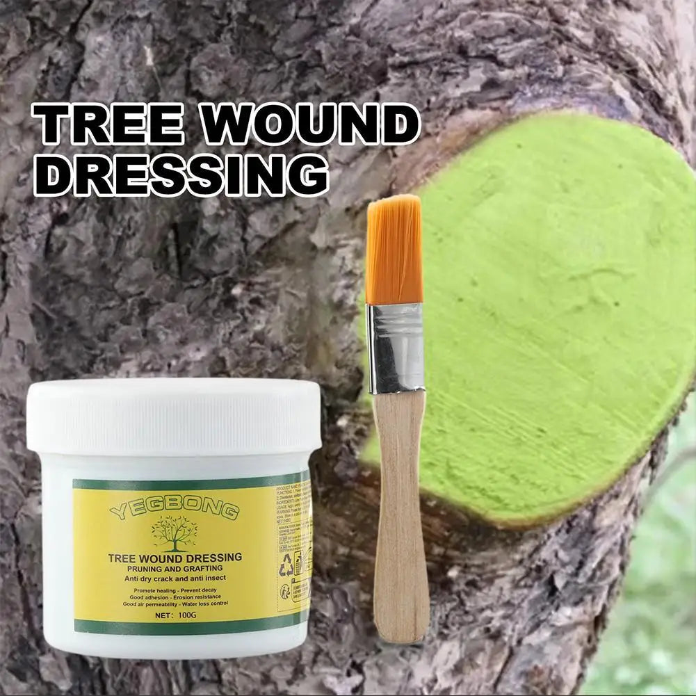 100g Tree Grafting Paste Tree Wound Paste Smear Agent Tree Pruning Sealer Plant Saw Cuts Coating Pruning Heal Wound Repair Tools
