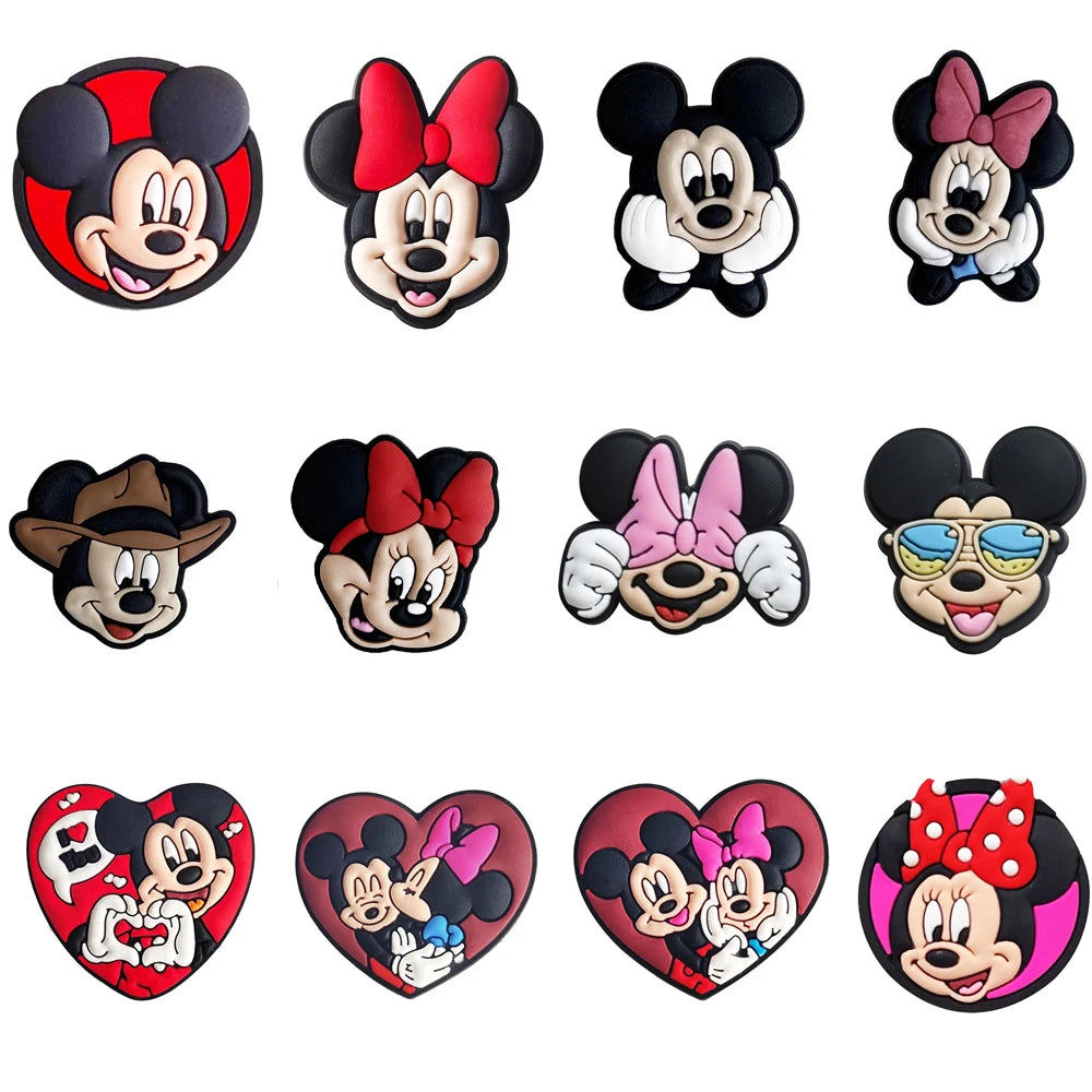 MINISO Disney Series Cute Toy Story Bear PVC Shoe Charms Cartoon DIY Clog Sandals Shoes Accessories Decorate Girl Boy Kids Gifts