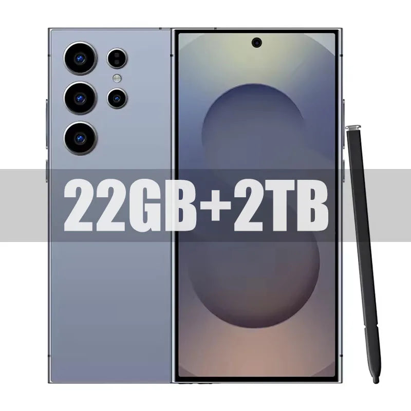 HOT 2025 new S26 Ultra original intelligent 5G dual card dual standby Android 15 system global version 108MP 7800mAh battery