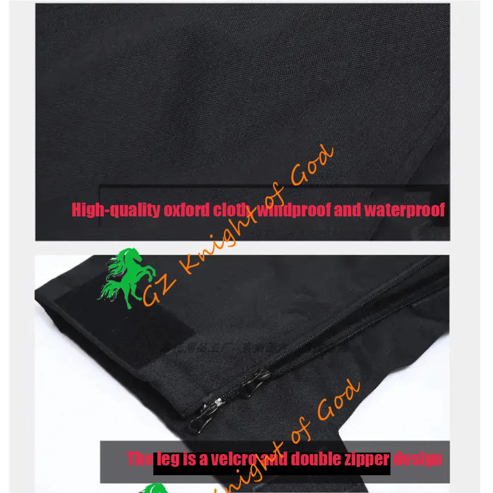 Motorcycle Men's detachable windproof pants trouser With CE gear drop-proof riding pants thermal equipment quick release pant