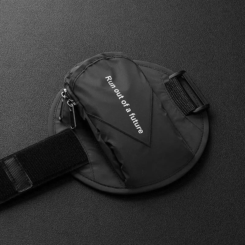 Outdoor Sports Running Fitness Mobile Phone Arm Bag Night Running Reflective Safety Wrist Bag Men and Women 6.5-Inch