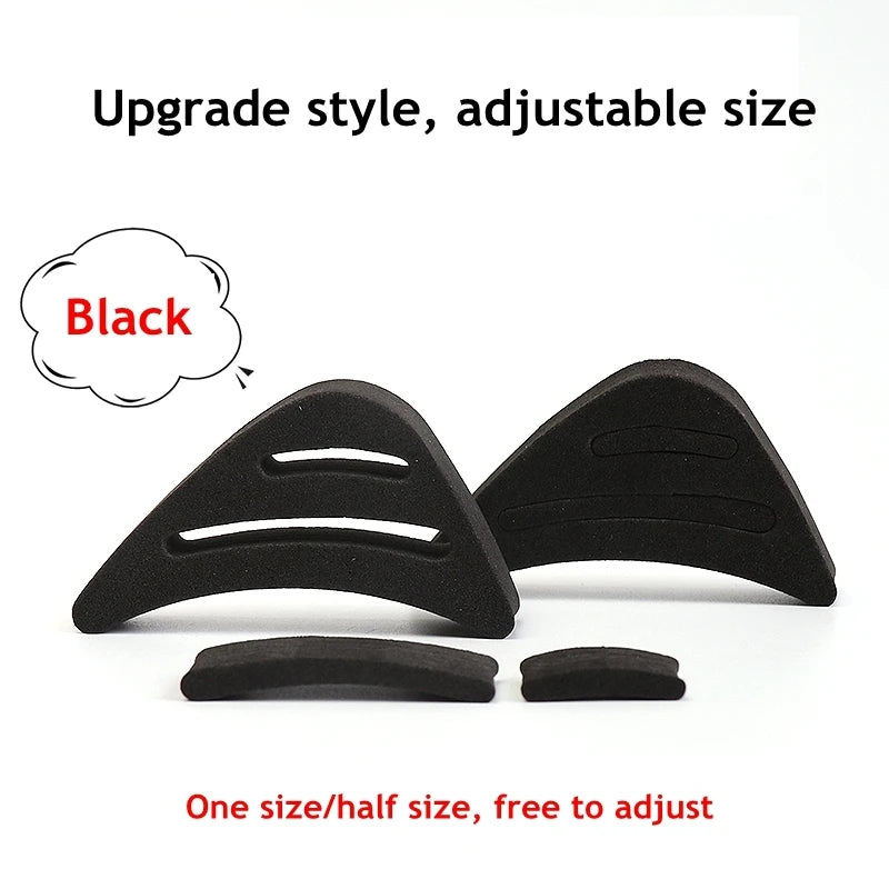 Toe Plug Soft Half Insoles Reusable Toe Sponge Filler Inserts for Shoes Adjustable Too Big Foot Brace Pads Unisex Shoe Inserts
