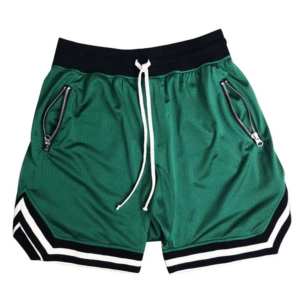 Summer Basketball Shorts Men Loose Sport Shorts Quick Drying Mesh Sports Five-point Pants Oversized Sports Shorts