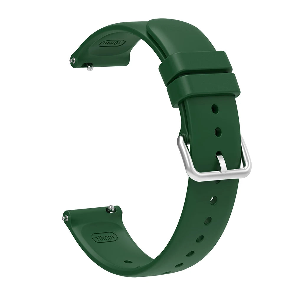 For Xiaomi Watch S4 41mm Silicone Strap Band Wristband 18mm Correa For Huawei Watch GT 5 4 41mm/Watch5 42 Accessories Watchband