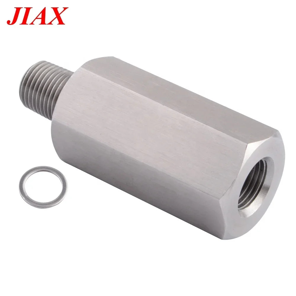 Car fuel pressure sensor tee adapter Feed Line Gauge T Port Fitting -Male female M12 M14 M10 1/8NPT 1/4NPT with Side hole 1/8NPT